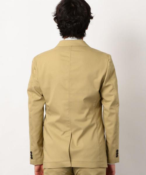 green label relaxing（グリーンレーベルリラクシング）の「ACTIVE PLUS オックス ムジ 2B NT 2PP- ジャケット ＜防シワ・ウォッシャブル・ストレッチ＞ ◆（テーラードジャケット・メンズ・ダークグレー/ベージュ/ネイビー・42/44/46/48/50）」の21枚目の写真