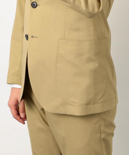 green label relaxing（グリーンレーベルリラクシング）の「ACTIVE PLUS オックス ムジ 2B NT 2PP- ジャケット ＜防シワ・ウォッシャブル・ストレッチ＞ ◆（テーラードジャケット・メンズ・ダークグレー/ベージュ/ネイビー・42/44/46/48/50）」の15枚目の写真