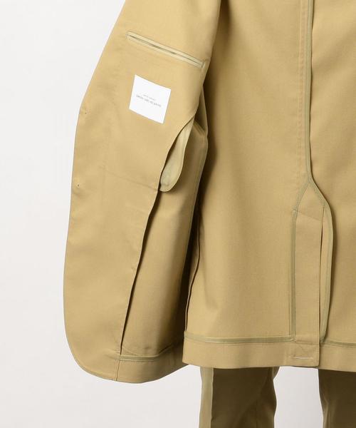 green label relaxing（グリーンレーベルリラクシング）の「ACTIVE PLUS オックス ムジ 2B NT 2PP- ジャケット ＜防シワ・ウォッシャブル・ストレッチ＞ ◆（テーラードジャケット・メンズ・ダークグレー/ベージュ/ネイビー・42/44/46/48/50）」の19枚目の写真