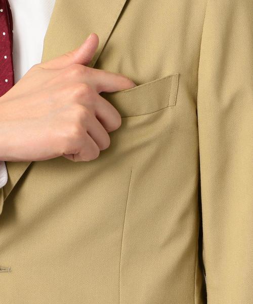 green label relaxing（グリーンレーベルリラクシング）の「ACTIVE PLUS オックス ムジ 2B NT 2PP- ジャケット ＜防シワ・ウォッシャブル・ストレッチ＞ ◆（テーラードジャケット・メンズ・ダークグレー/ベージュ/ネイビー・42/44/46/48/50）」の13枚目の写真