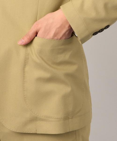 green label relaxing（グリーンレーベルリラクシング）の「ACTIVE PLUS オックス ムジ 2B NT 2PP- ジャケット ＜防シワ・ウォッシャブル・ストレッチ＞ ◆（テーラードジャケット・メンズ・ダークグレー/ベージュ/ネイビー・42/44/46/48/50）」の10枚目の写真