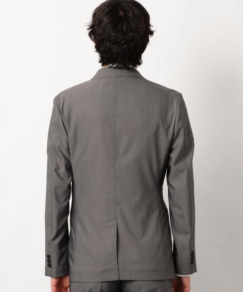 green label relaxing（グリーンレーベルリラクシング）の「ACTIVE PLUS オックス ムジ 2B NT 2PP- ジャケット ＜防シワ・ウォッシャブル・ストレッチ＞ ◆（テーラードジャケット・メンズ・ダークグレー/ベージュ/ネイビー・42/44/46/48/50）」の7枚目の写真