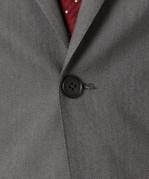 green label relaxing（グリーンレーベルリラクシング）の「ACTIVE PLUS オックス ムジ 2B NT 2PP- ジャケット ＜防シワ・ウォッシャブル・ストレッチ＞ ◆（テーラードジャケット・メンズ・ダークグレー/ベージュ/ネイビー・42/44/46/48/50）」の5枚目の写真