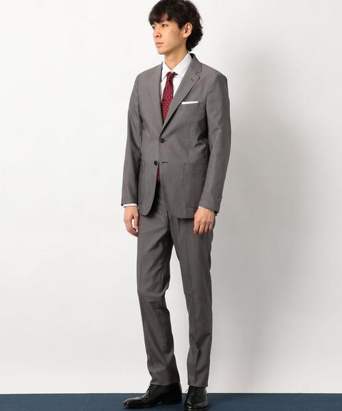 green label relaxing（グリーンレーベルリラクシング）の「ACTIVE PLUS オックス ムジ 2B NT 2PP- ジャケット ＜防シワ・ウォッシャブル・ストレッチ＞ ◆（テーラードジャケット・メンズ・ダークグレー/ベージュ/ネイビー・42/44/46/48/50）」の16枚目の写真