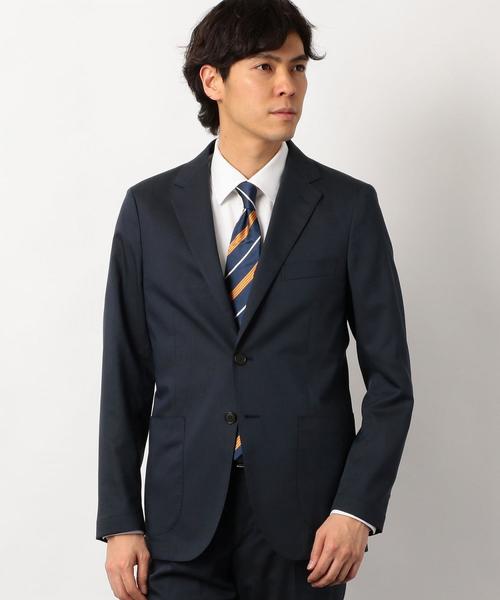 green label relaxing（グリーンレーベルリラクシング）の「ACTIVE PLUS オックス ムジ 2B NT 2PP- ジャケット ＜防シワ・ウォッシャブル・ストレッチ＞ ◆（テーラードジャケット・メンズ・ダークグレー/ベージュ/ネイビー・42/44/46/48/50）」の8枚目の写真