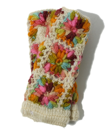 BEAUTY&YOUTH UNITED ARROWS | BY NIRVENNA カラーフラワーフィンガーレスグローブ(手袋)