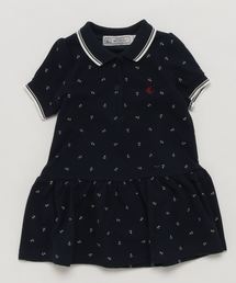 PETIT BATEAU | 鹿の子編みポロボディドレス(ワンピース)