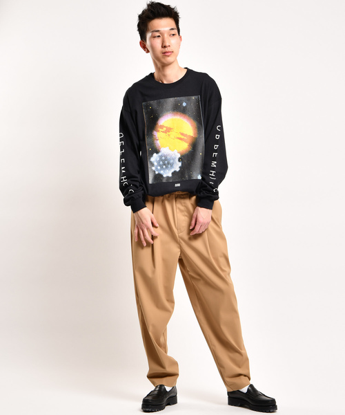 GOOD OL'(グッドオル)の「【SURROUND/サラウンド】宇宙プリントロンT(Tシャツ/カットソー・メンズ・ホワイト/ブラック・MEDIUM/LARGE/X-LARGE)」の9枚目の写真