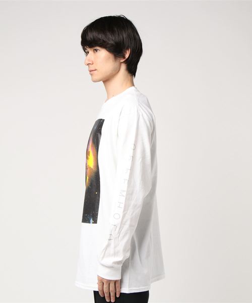GOOD OL'(グッドオル)の「【SURROUND/サラウンド】宇宙プリントロンT(Tシャツ/カットソー・メンズ・ホワイト/ブラック・MEDIUM/LARGE/X-LARGE)」の3枚目の写真