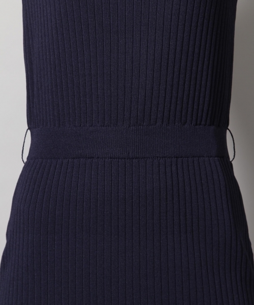 Andemiu（アンデミュウ）の「【オレンジWEB限定カラー】サマーリブニットワンピース796423（ワンピース・レディース・オレンジ/グリーン/グレー/ネイビー/ブラウン/ブラック・FREE）」の21枚目の写真