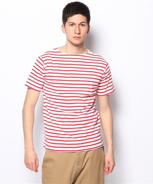 BEAMS（ビームス）の「○ORCIVAL ﾅﾊﾞﾙS/S（Tシャツ/カットソー・メンズ・レッド/ブルー系その他・3/4/5）」の3枚目の写真