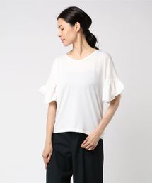 ・半袖ギャザープルオーバー