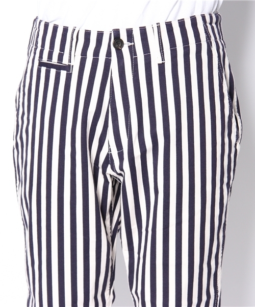 SHIPS JET BLUE(シップスジェットブルー)の「JB: ワイドストライプ/サルエルクロップドパンツ(その他パンツ・メンズ・ブラック/ネイビー・SMALL/MEDIUM/LARGE)」の5枚目の写真