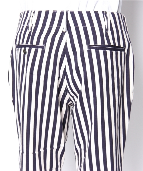 SHIPS JET BLUE(シップスジェットブルー)の「JB: ワイドストライプ/サルエルクロップドパンツ(その他パンツ・メンズ・ブラック/ネイビー・SMALL/MEDIUM/LARGE)」の6枚目の写真