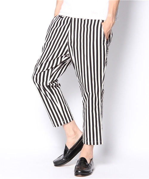 SHIPS JET BLUE(シップスジェットブルー)の「JB: ワイドストライプ/サルエルクロップドパンツ(その他パンツ・メンズ・ブラック/ネイビー・SMALL/MEDIUM/LARGE)」の11枚目の写真