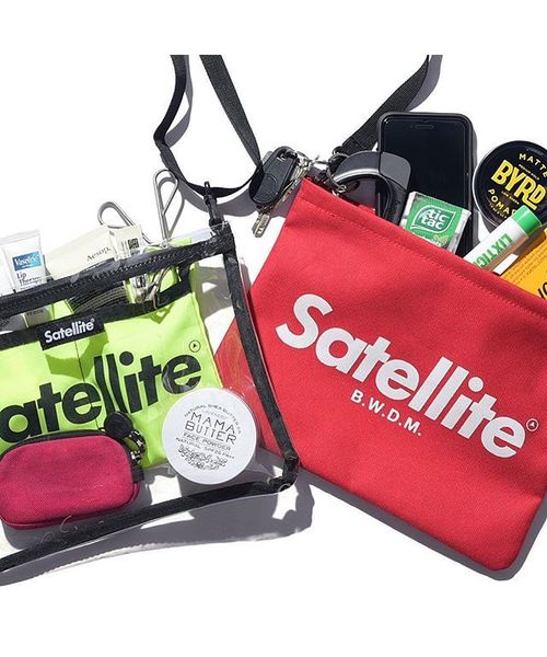 Satellite(サテライト)の「【 Satellite / サテライト 】 BASIC SACOCHE / ベーシックサコッシュ / サコッシュ / ミニショルダー(ショルダーバッグ・レディース・ブラック/ブラック系その他/レッド/パープル/ライム/オレンジ・FREE)」の20枚目の写真
