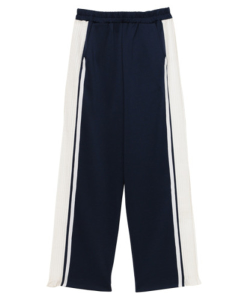 Candy Stripper（キャンディストリッパー）の「SIDE PINTUCK JERSEY パンツ（その他パンツ・レディース・ブラック/ネイビー・2）」の2枚目の写真