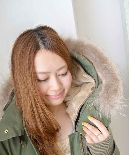 Khaju（カージュ）の「★★Khaju:モッズコート□（モッズコート・レディース・ブラック/カーキ・ONE SIZE）」の12枚目の写真