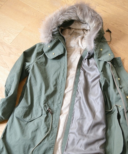 Khaju（カージュ）の「★★Khaju:モッズコート□（モッズコート・レディース・ブラック/カーキ・ONE SIZE）」の15枚目の写真