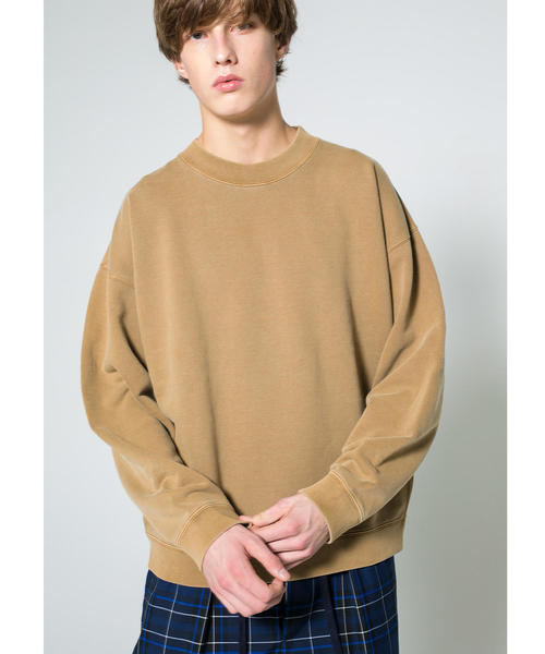 MONKEY TIME(モンキータイム)の「<monkey time> URAKE PIGMENT CREWNECK/スウェット(スウェット・メンズ・ブラウン/ターコイズブルー・LARGE/X-LARGE/MEDIUM/SMALL)」の11枚目の写真