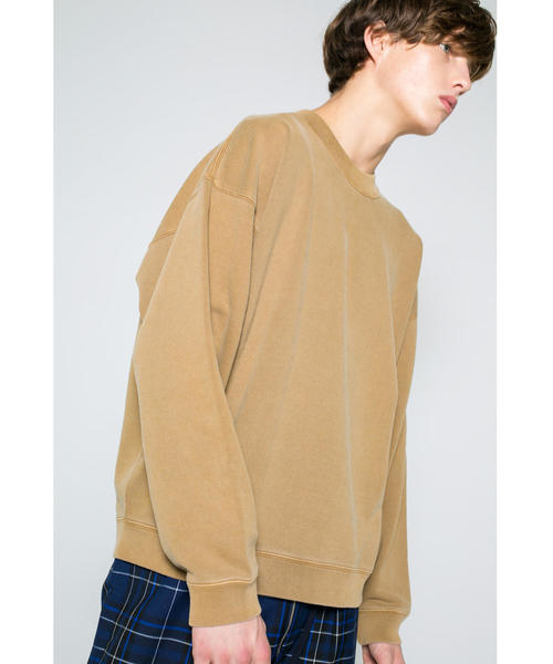 MONKEY TIME(モンキータイム)の「<monkey time> URAKE PIGMENT CREWNECK/スウェット(スウェット・メンズ・ブラウン/ターコイズブルー・LARGE/X-LARGE/MEDIUM/SMALL)」の13枚目の写真