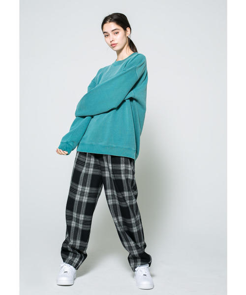 MONKEY TIME(モンキータイム)の「<monkey time> URAKE PIGMENT CREWNECK/スウェット(スウェット・メンズ・ブラウン/ターコイズブルー・LARGE/X-LARGE/MEDIUM/SMALL)」の3枚目の写真