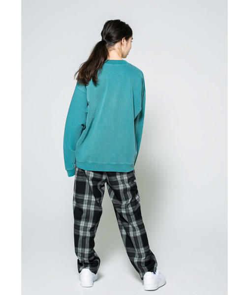 MONKEY TIME(モンキータイム)の「<monkey time> URAKE PIGMENT CREWNECK/スウェット(スウェット・メンズ・ブラウン/ターコイズブルー・LARGE/X-LARGE/MEDIUM/SMALL)」の4枚目の写真