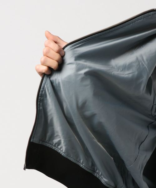 WEGO(ウィゴー)の「WEGO/グラフィックBOXロゴMA-1(MA-1・メンズ・ブラック/カーキ・MEDIUM/LARGE)」の3枚目の写真