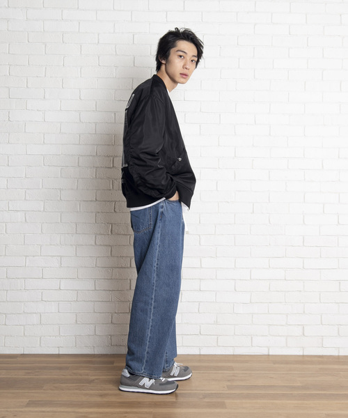 WEGO(ウィゴー)の「WEGO/グラフィックBOXロゴMA-1(MA-1・メンズ・ブラック/カーキ・MEDIUM/LARGE)」の17枚目の写真