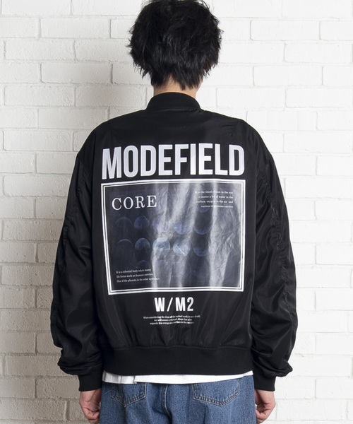 WEGO(ウィゴー)の「WEGO/グラフィックBOXロゴMA-1(MA-1・メンズ・ブラック/カーキ・MEDIUM/LARGE)」の7枚目の写真