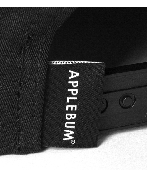 APPLEBUM（アップルバム）の「A Logo Flat 5 Panel Cap（キャップ・メンズ・ブラック/ベージュ・FREE）」の5枚目の写真