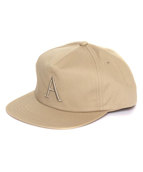 APPLEBUM（アップルバム）の「A Logo Flat 5 Panel Cap（キャップ・メンズ・ブラック/ベージュ・FREE）」の11枚目の写真