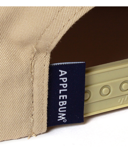 APPLEBUM（アップルバム）の「A Logo Flat 5 Panel Cap（キャップ・メンズ・ブラック/ベージュ・FREE）」の4枚目の写真