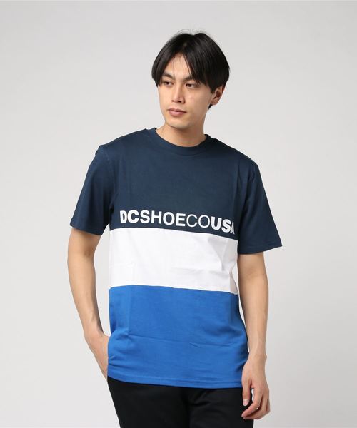 DC（ディーシー）の「半袖Tシャツ DC GLENFERRIE EDYKT03446（Tシャツ/カットソー・メンズ・ブラック/ネイビー/ホワイト×レッド/ホワイト×ネイビー・S/M/L/XL）」の4枚目の写真