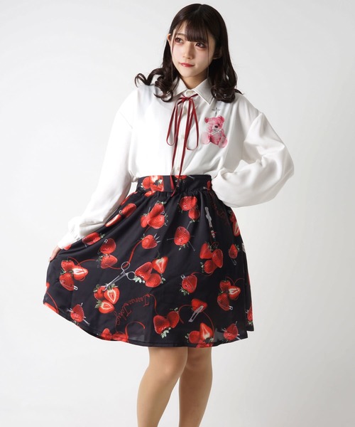 TRAVAS TOKYO（トラバス トウキョウ）の「昇華プリント総柄スカート