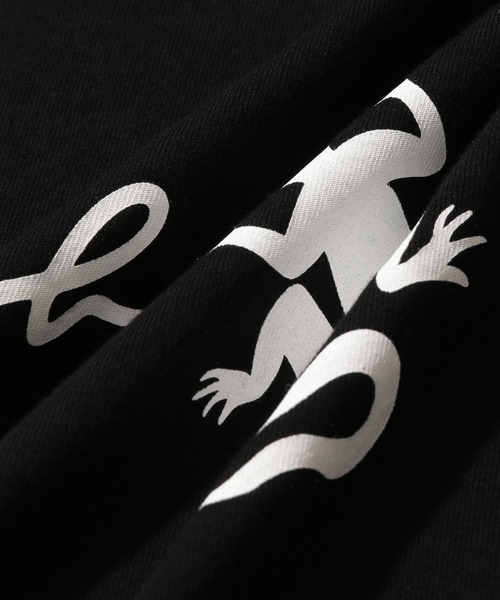 agnes b.（アニエスベー）の「【agnes b. pour ADAM ET ROPE'】T-SHIRTS LEZARD（Tシャツ/カットソー・メンズ・ホワイト/ブラック・LARGE/X-LARGE）」の3枚目の写真