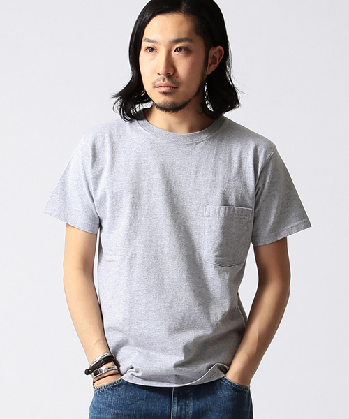BEAMS（ビームス）の「Goodwear / ポケットTEE（Tシャツ/カットソー・メンズ・ホワイト/ネイビー/グレー・LARGE/SMALL/MEDIUM）」の3枚目の写真