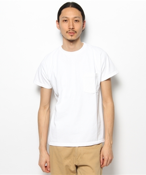 BEAMS（ビームス）の「Goodwear / ポケットTEE（Tシャツ/カットソー・メンズ・ホワイト/ネイビー/グレー・LARGE/SMALL/MEDIUM）」の6枚目の写真