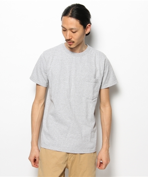BEAMS（ビームス）の「Goodwear / ポケットTEE（Tシャツ/カットソー・メンズ・ホワイト/ネイビー/グレー・LARGE/SMALL/MEDIUM）」の7枚目の写真