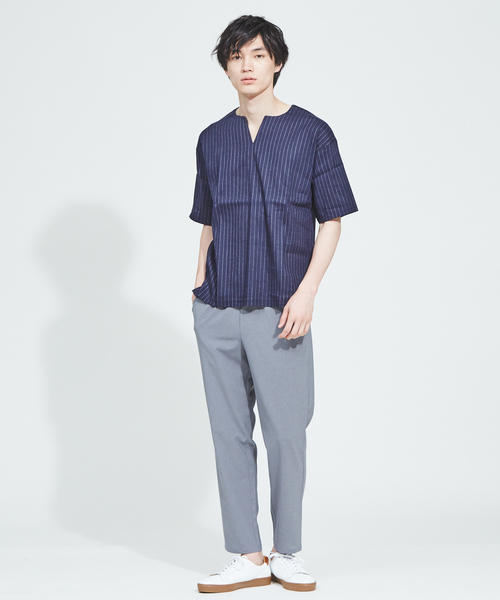 ABAHOUSE(アバハウス)の「ポリエステル シェフパンツ イージーパンツ(その他パンツ・メンズ・ネイビー/グレー/ダークネイビー・44/46/48/50)」の12枚目の写真