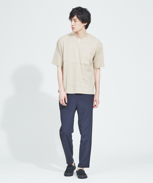 ABAHOUSE(アバハウス)の「ポリエステル シェフパンツ イージーパンツ(その他パンツ・メンズ・ネイビー/グレー/ダークネイビー・44/46/48/50)」の7枚目の写真