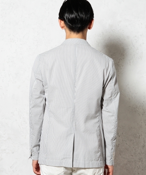 green label relaxing(グリーンレーベルリラクシング)の「【機能性ジャケット】 □COOL/MAX SCR NT 2B ジャケット ◆(テーラードジャケット・メンズ・ホワイト/ネイビー・X-LARGE/MEDIUM/LARGE/SMALL)」の5枚目の写真