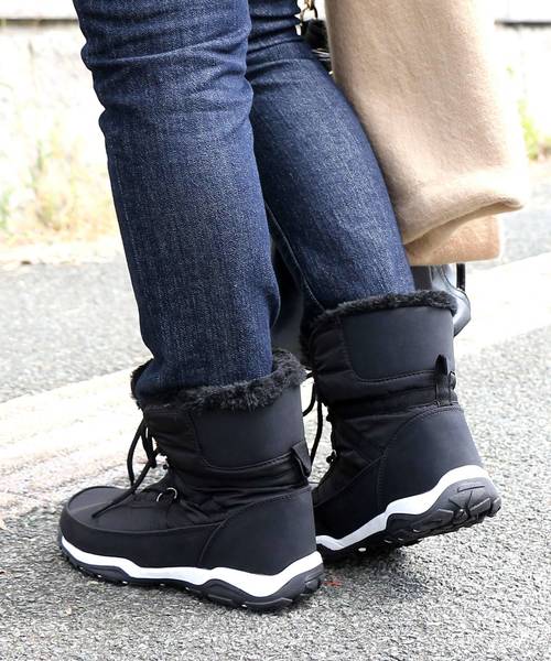 レースアップスノーブーツ/ウインターブーツ