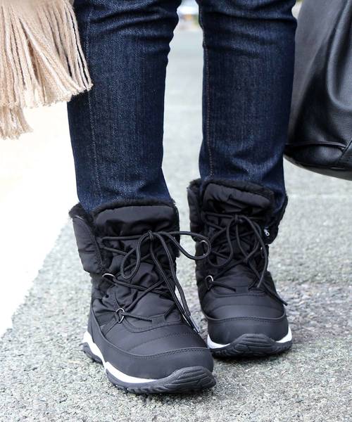 レースアップスノーブーツ/ウインターブーツ
