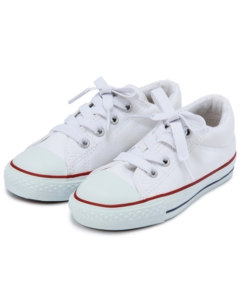 CONVERSE（コンバース）の「[CONVERSE]コンバース チャイルド オールスター SLIP OX15～21cm（スニーカー・キッズ・ホワイト/ブラック・17cm/15cm/21cm/20cm/19cm/16cm/18cm）」の2枚目の写真
