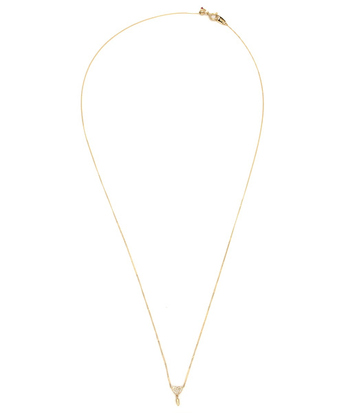 ネックレスemblem リトルエンブレム のファッション ハートスタッズネックレス ネックレス Little