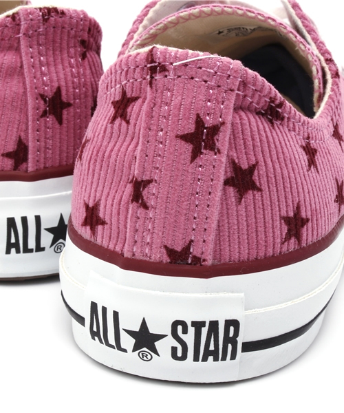 CONVERSE(コンバース)の「ALL STAR S-CORDUROY OX/オールスター Sコーデュロイ OX(スニーカー・レディース・ホワイト/ピンク・10.5/11.5/3/7.5/4/9/6.5/6/4.5/8.5/5/9.5/8/5.5/7/3.5)」の8枚目の写真