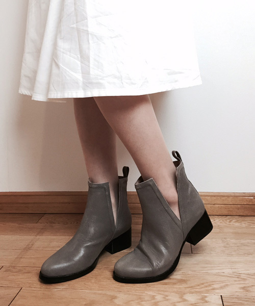 Jeffrey Campbell（ジェフリーキャンベル）の「サイドオープンブーツ（ブーツ・レディース・ブラック/ホワイト/グレー・38/36/37/35/39）」の5枚目の写真