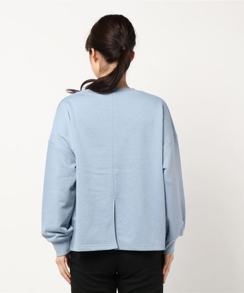 KOBE LETTUCE（コウベレタス）の「バックスリットスウェットトップス（スウェット・レディース・チャコール/ライトベージュ/パープル/ブルー・FREE）」の7枚目の写真