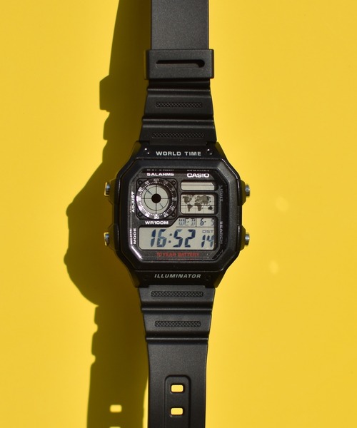 CASIO(カシオ)の「《CASIO(カシオ)》ワールドタイム 腕時計(アナログ腕時計・メンズ・シルバー/ゴールド・FREE)」の1枚目の写真